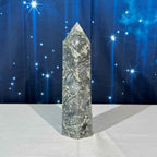 Moss Agate Druzy Tower – 1.089 kg