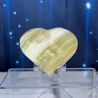 Banded Calcite Heart – 0.201 kg