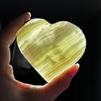 Banded Calcite Heart – 0.201 kg