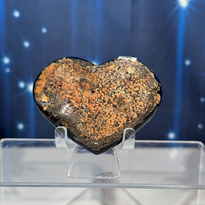 Druzy Red Agate Heart – 0.128 kg