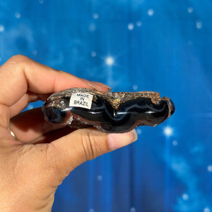 Druzy Red Agate Heart – 0.128 kg