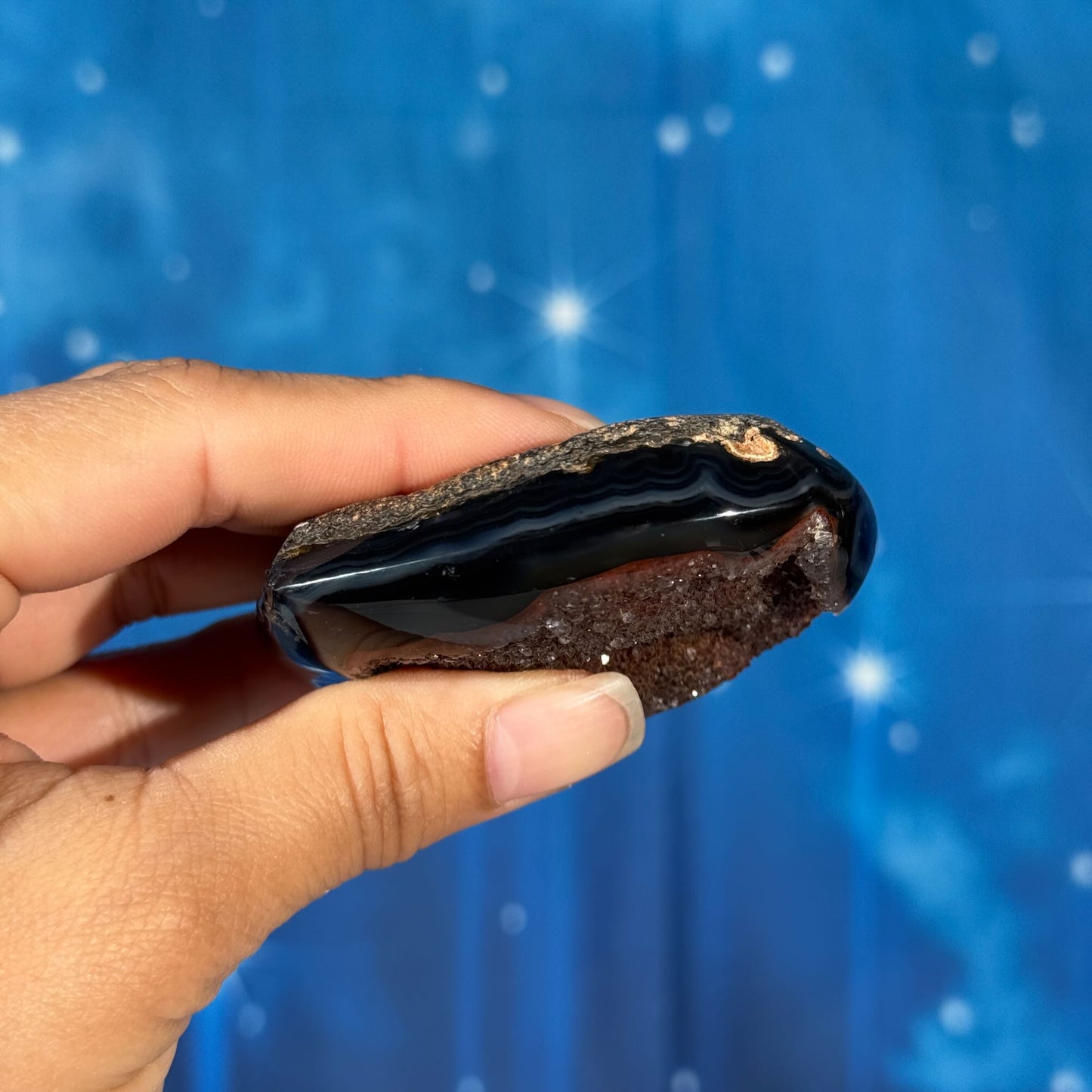 Druzy Red Agate Heart – 0.128 kg