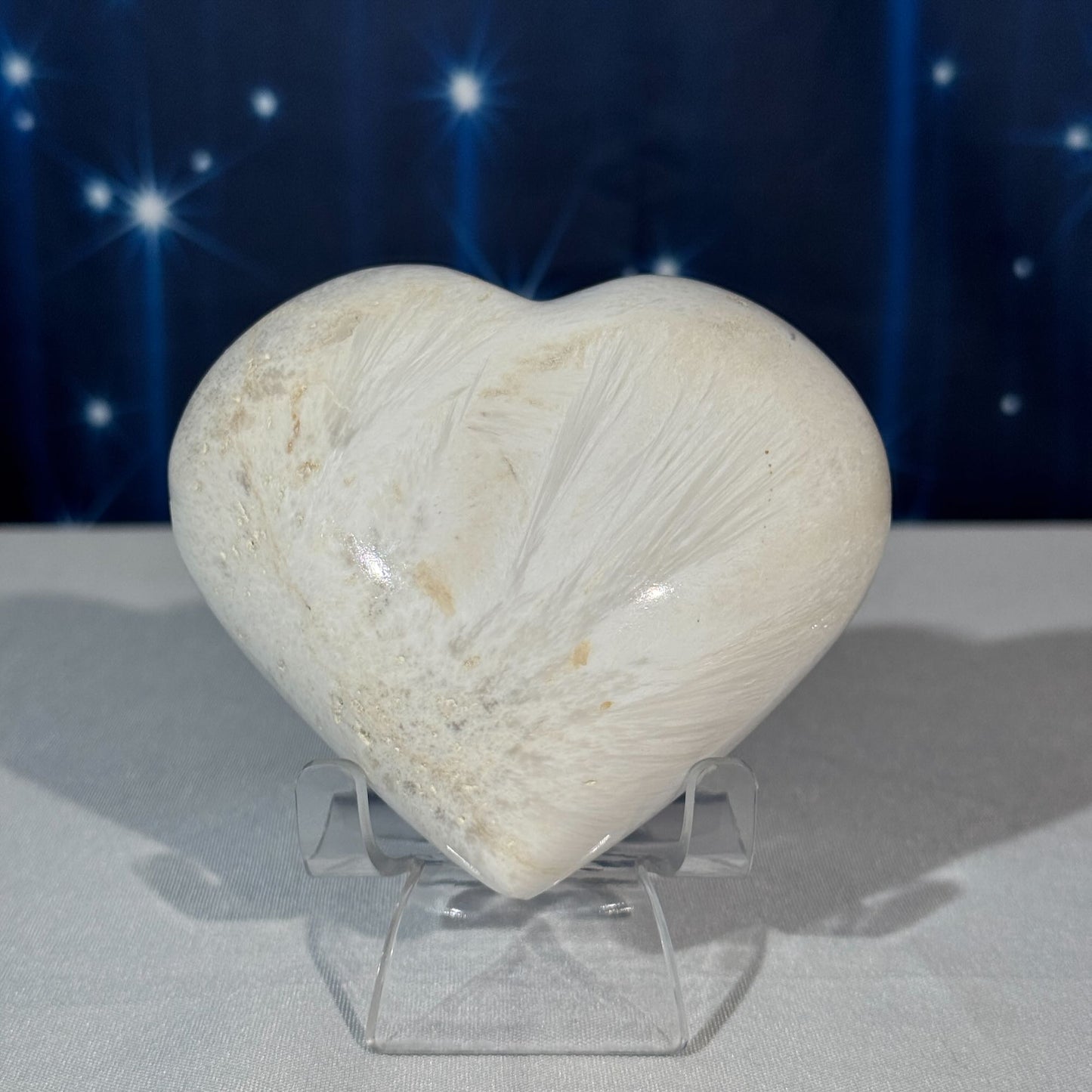 Scolecite Heart – 0.454 kg