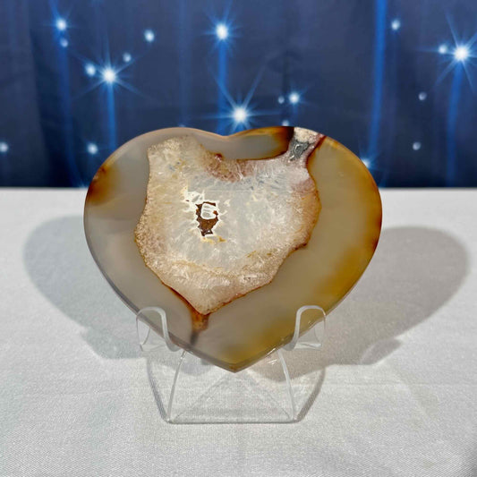 Druzy Agate Heart – 0.130 kg
