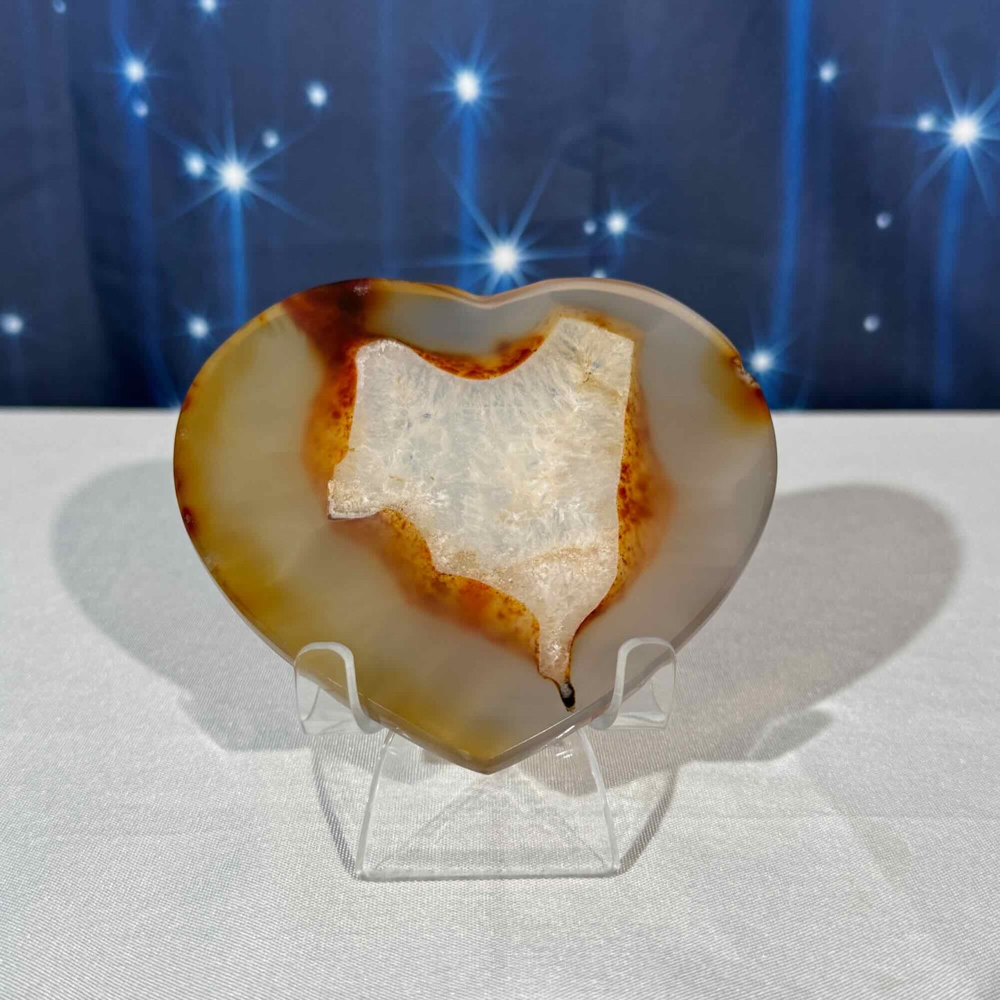 Druzy Agate Heart – 0.130 kg