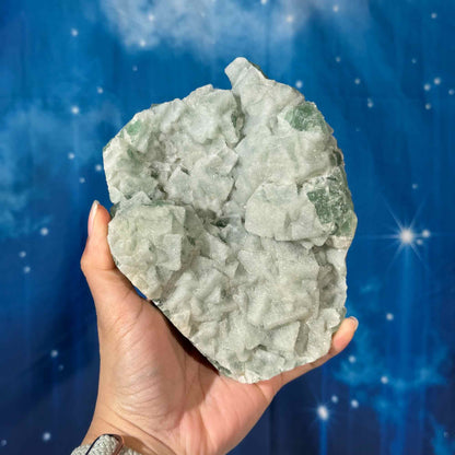 Green Sugar Fluorite – 1.236 kg