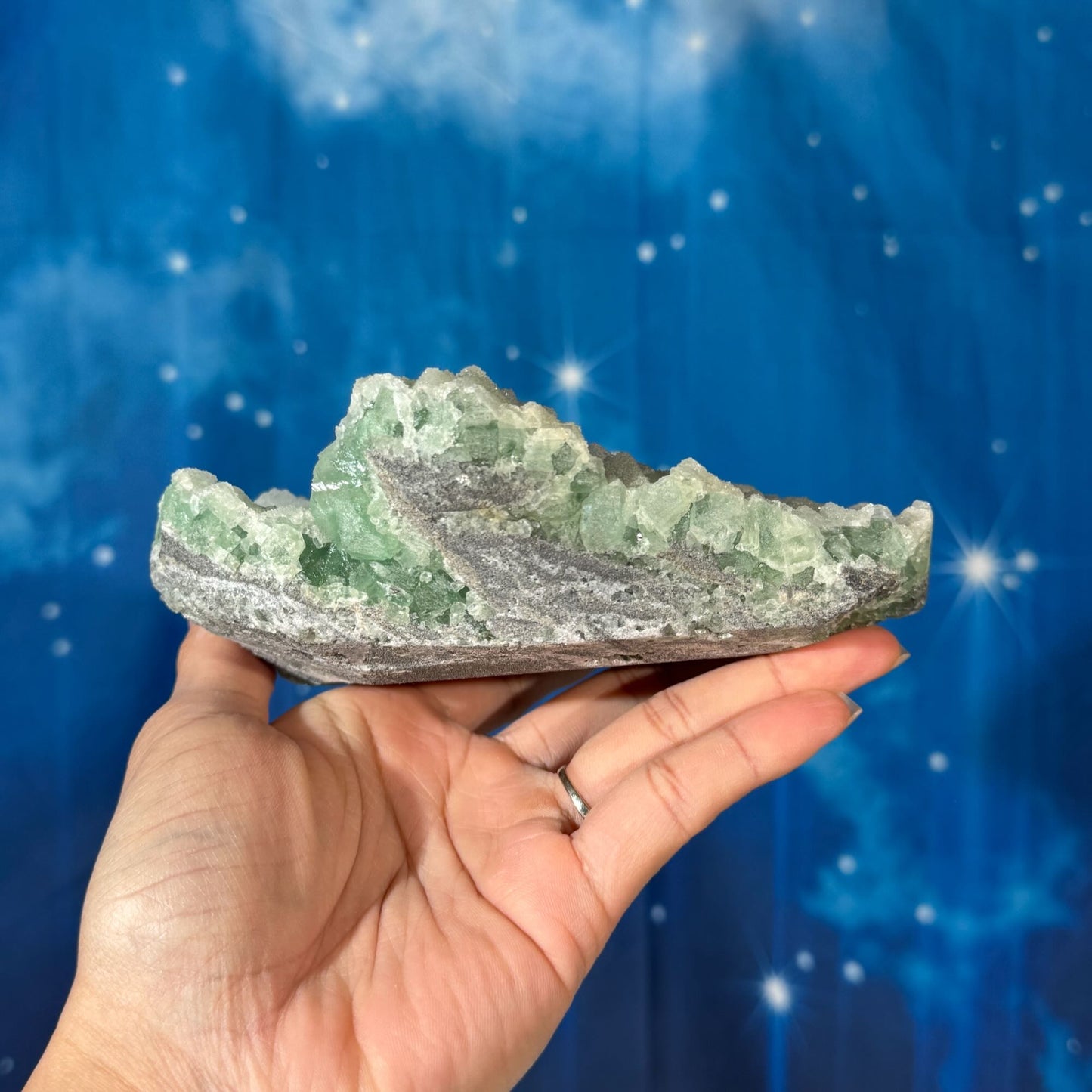 Green Sugar Fluorite – 1.236 kg