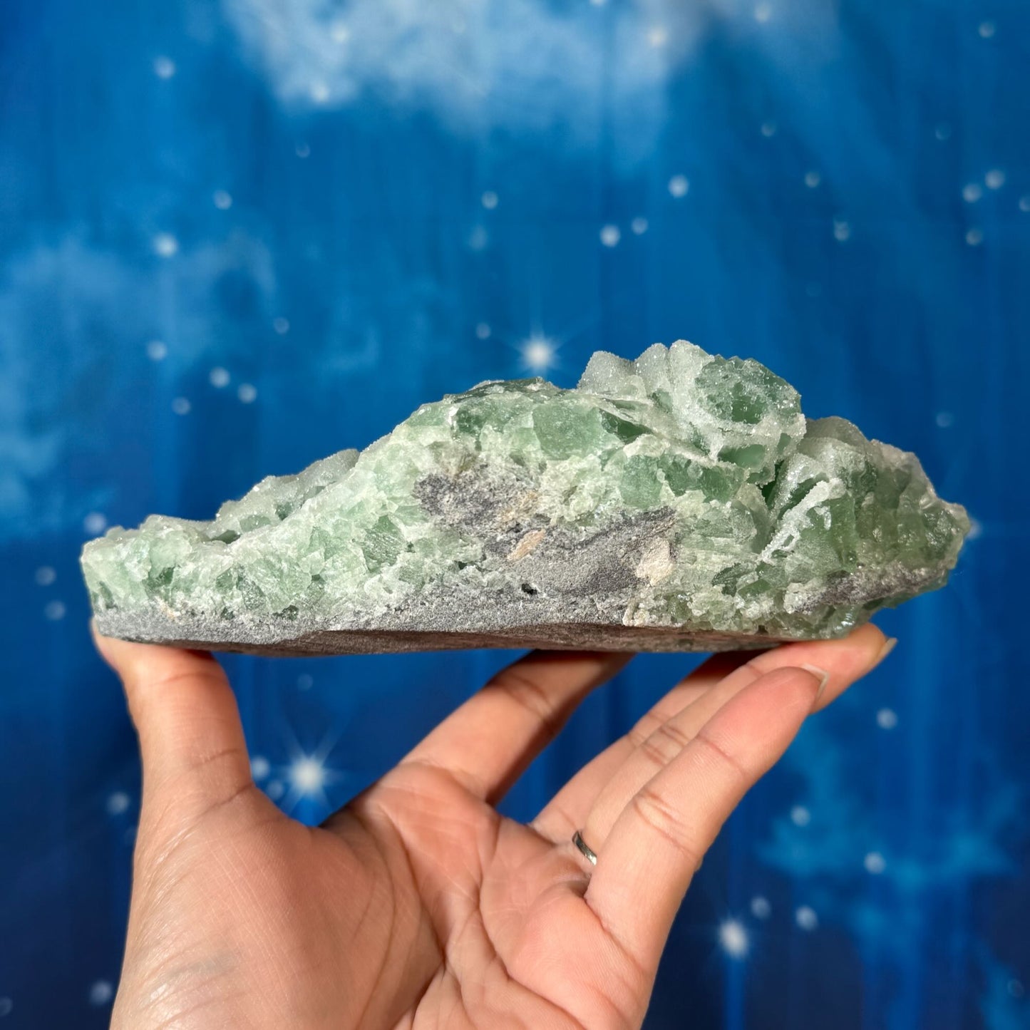 Green Sugar Fluorite – 1.236 kg