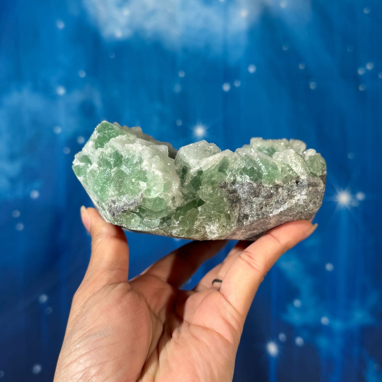 Green Sugar Fluorite – 1.236 kg