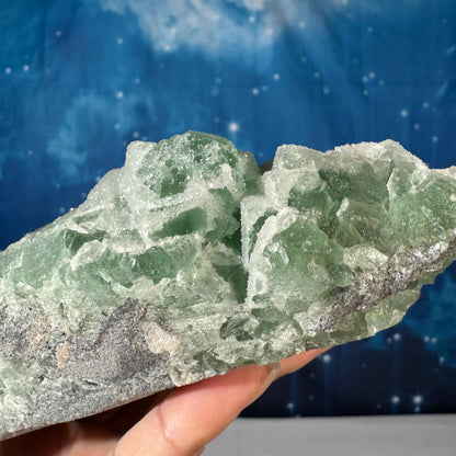 Green Sugar Fluorite – 1.236 kg