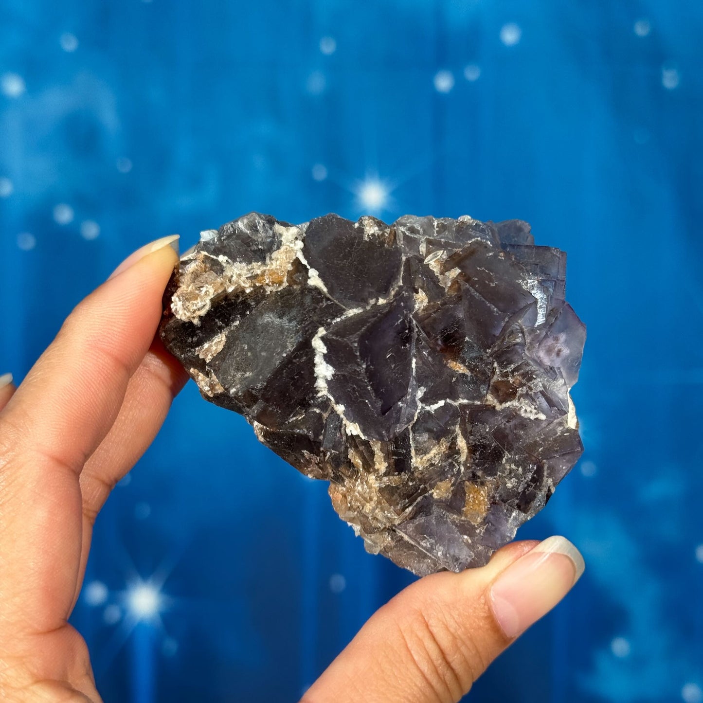 Blue Fluorite Specimen – 0.170 kg