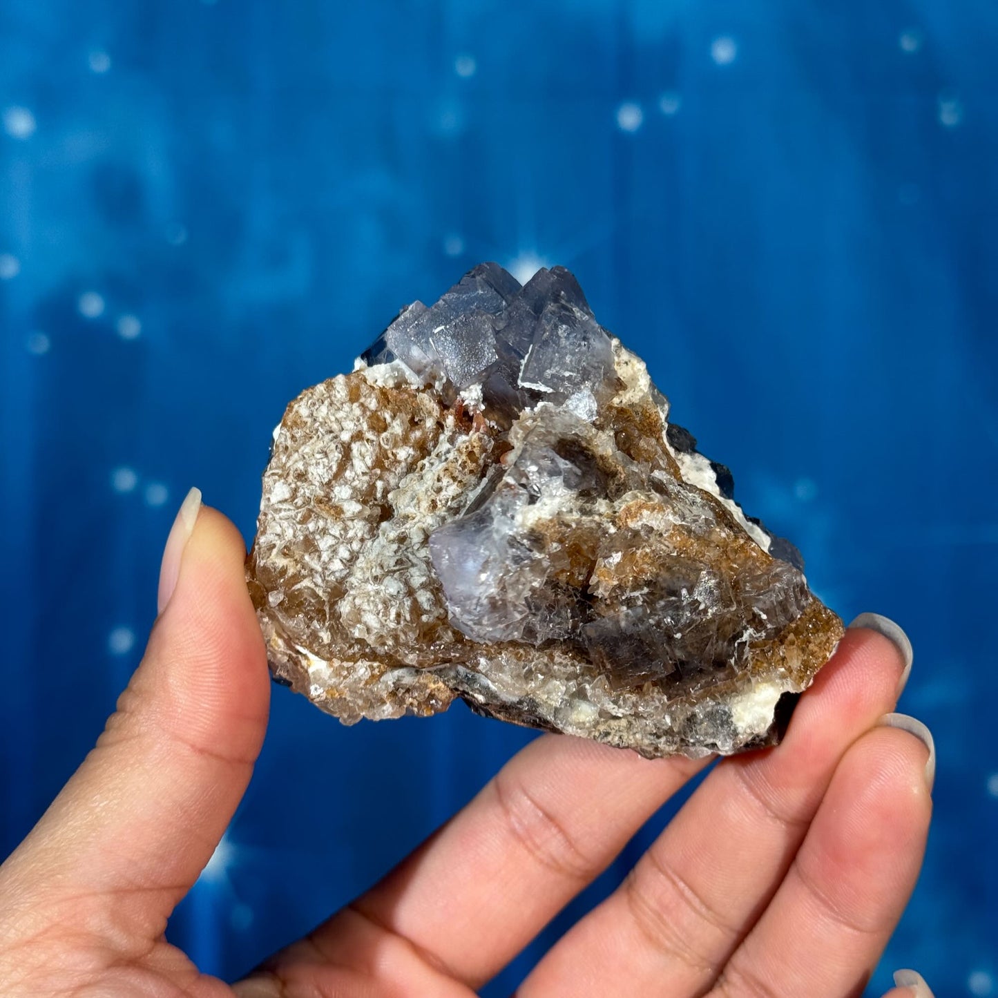 Blue Fluorite Specimen – 0.170 kg