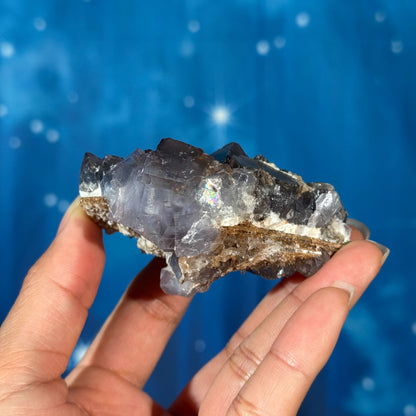 Blue Fluorite Specimen – 0.170 kg