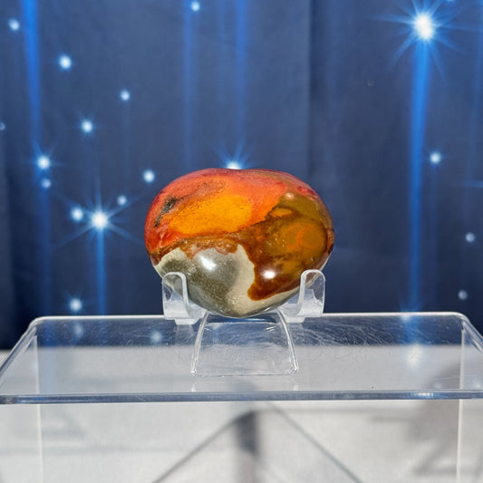 Polychrome Jasper Heart – 0.096 kg