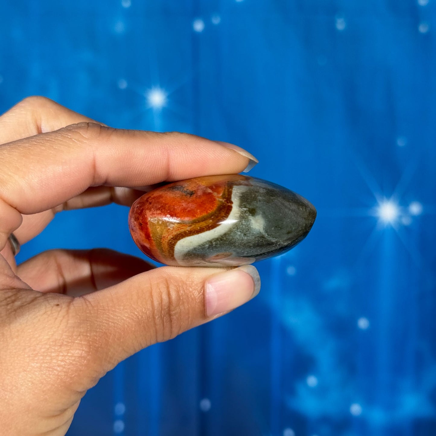 Polychrome Jasper Heart – 0.096 kg