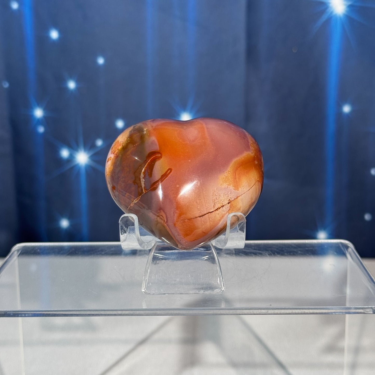 Polychrome Jasper Heart – 0.136 kg
