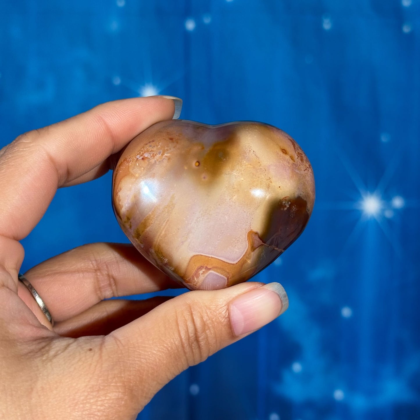 Polychrome Jasper Heart – 0.136 kg