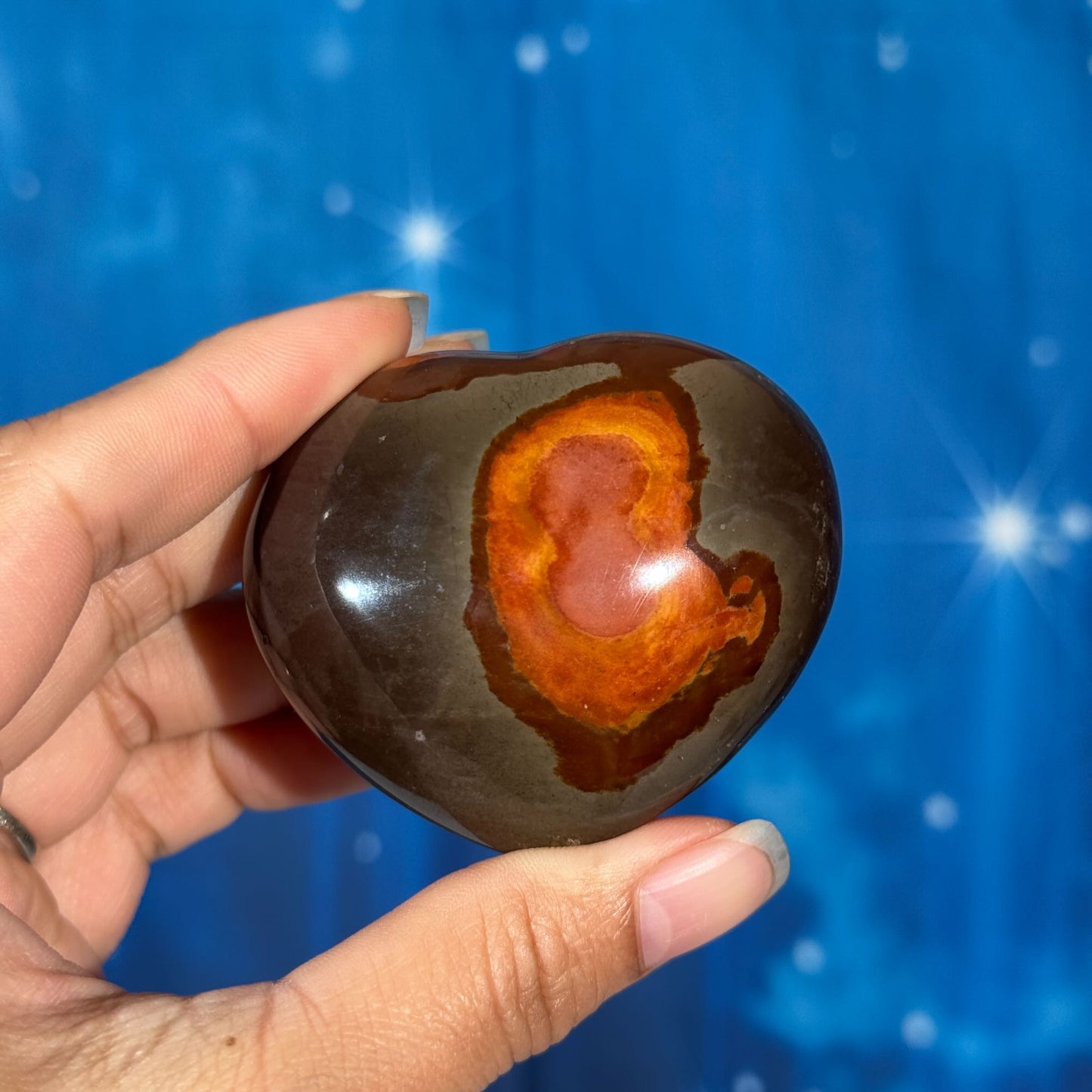 Polychrome Jasper Heart – 0.139 kg