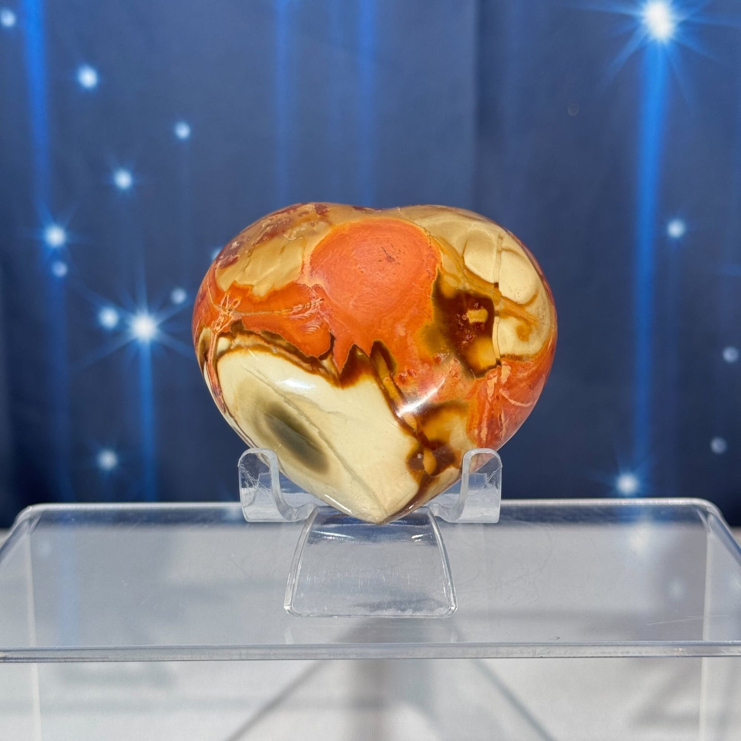Polychrome Jasper Heart – 0.159 kg