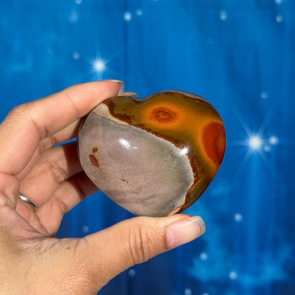 Polychrome Jasper Heart – 0.170 kg