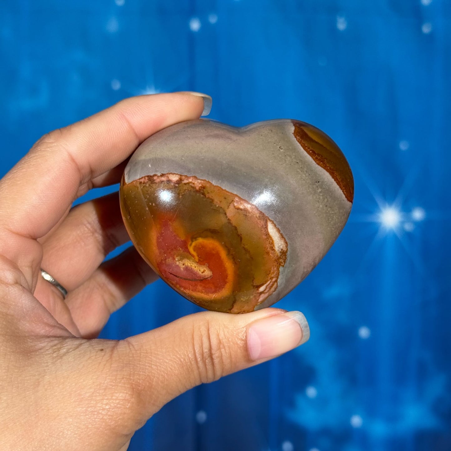 Polychrome Jasper Heart – 0.170 kg