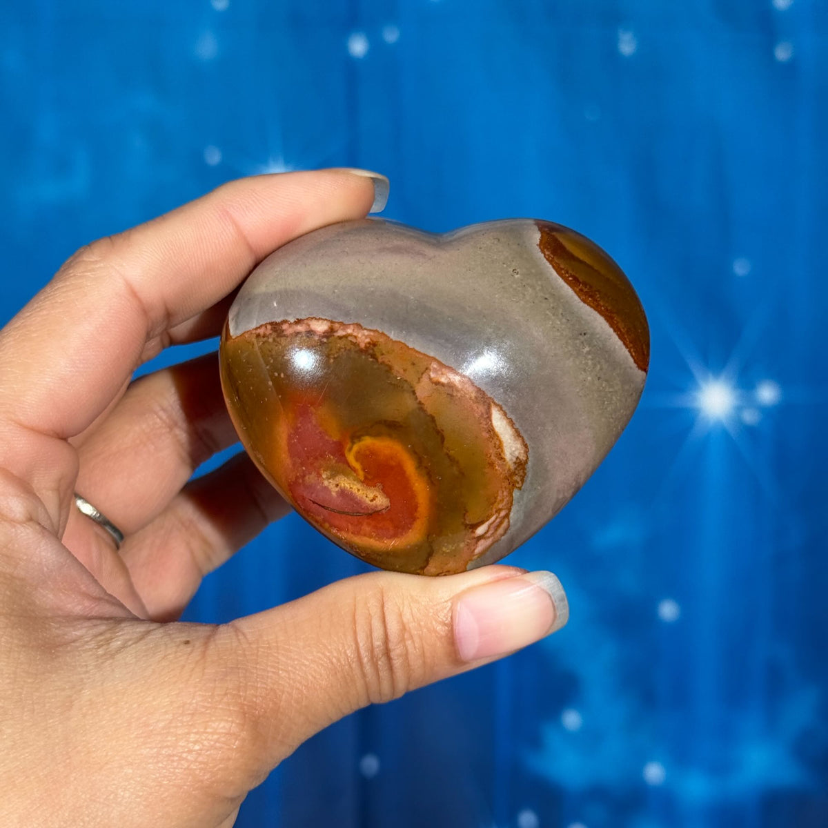 Polychrome Jasper Heart – 0.170 kg