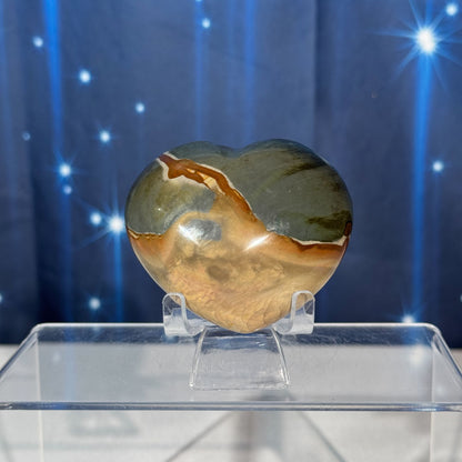 Polychrome Jasper Heart – 0.190 kg