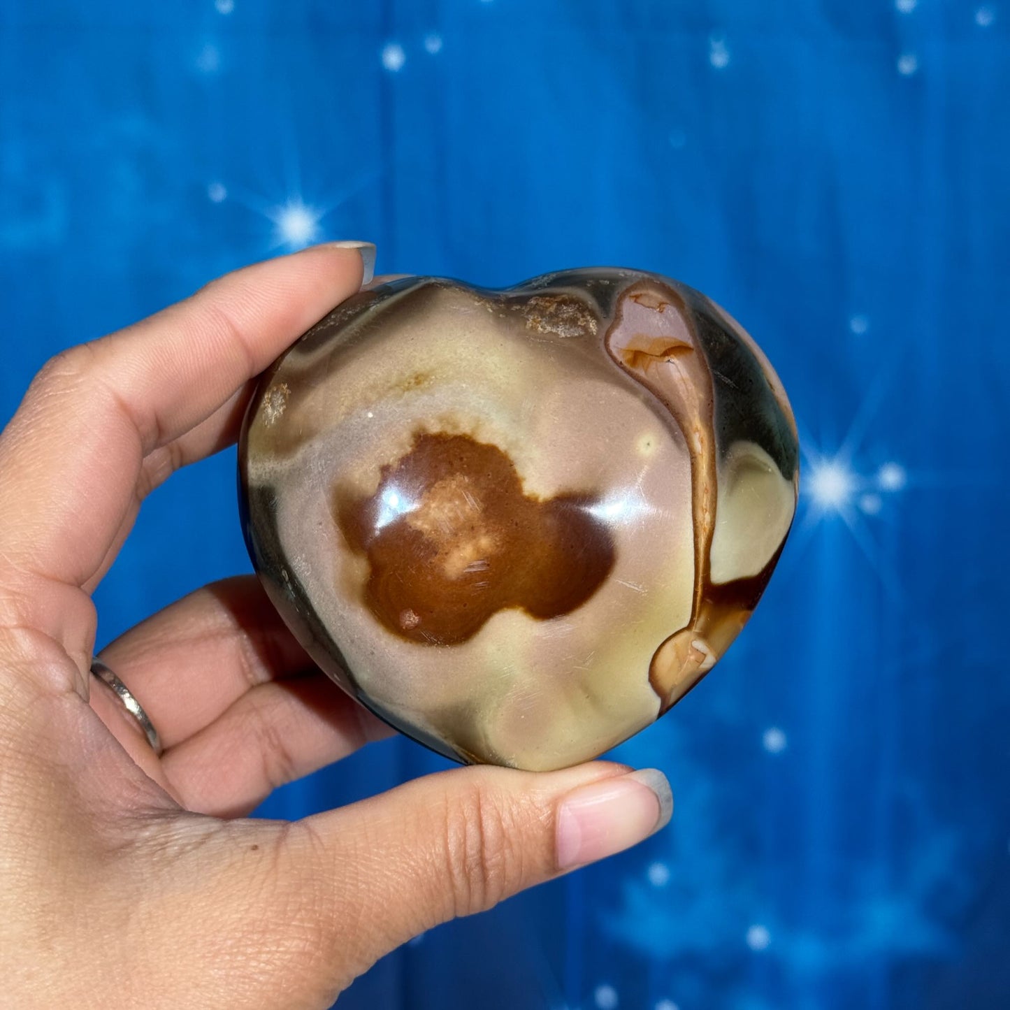 Polychrome Jasper Heart – 0.301 kg
