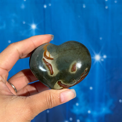 Polychrome Jasper Heart – 0.170 kg