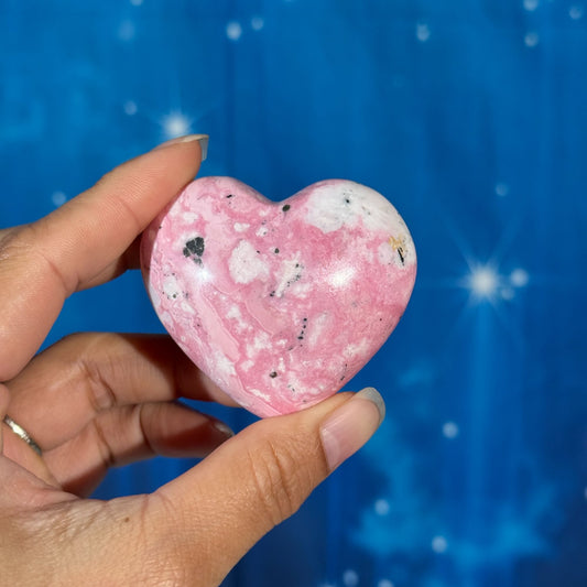 Rhodonite with Pyrite Heart – 0.130 kg