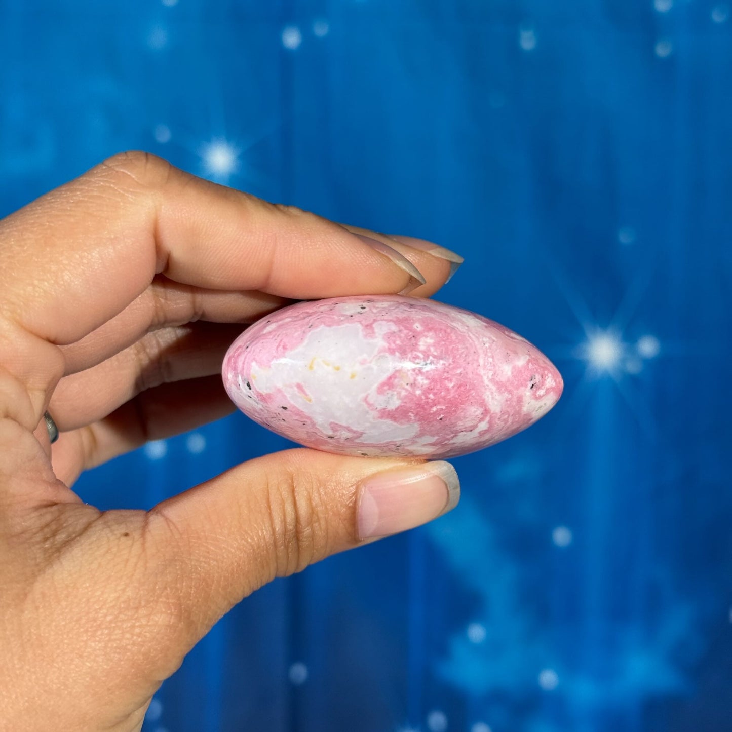 Rhodonite with Pyrite Heart – 0.130 kg