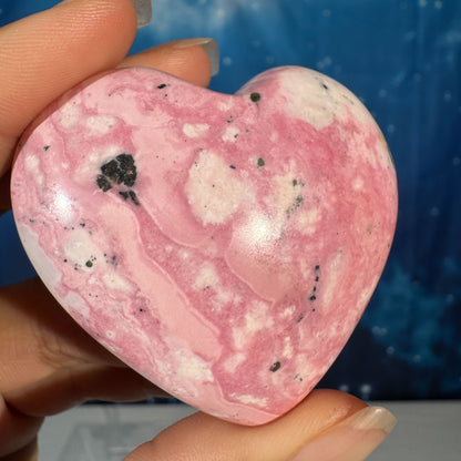 Rhodonite with Pyrite Heart – 0.130 kg