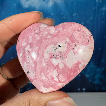 Rhodonite with Pyrite Heart – 0.130 kg