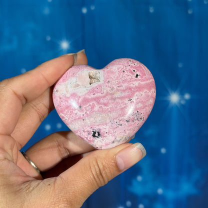Rhodonite with Pyrite Heart – 0.153 kg