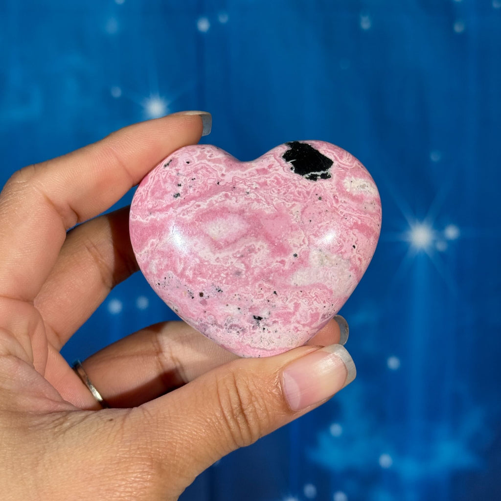 Rhodonite with Pyrite Heart – 0.153 kg