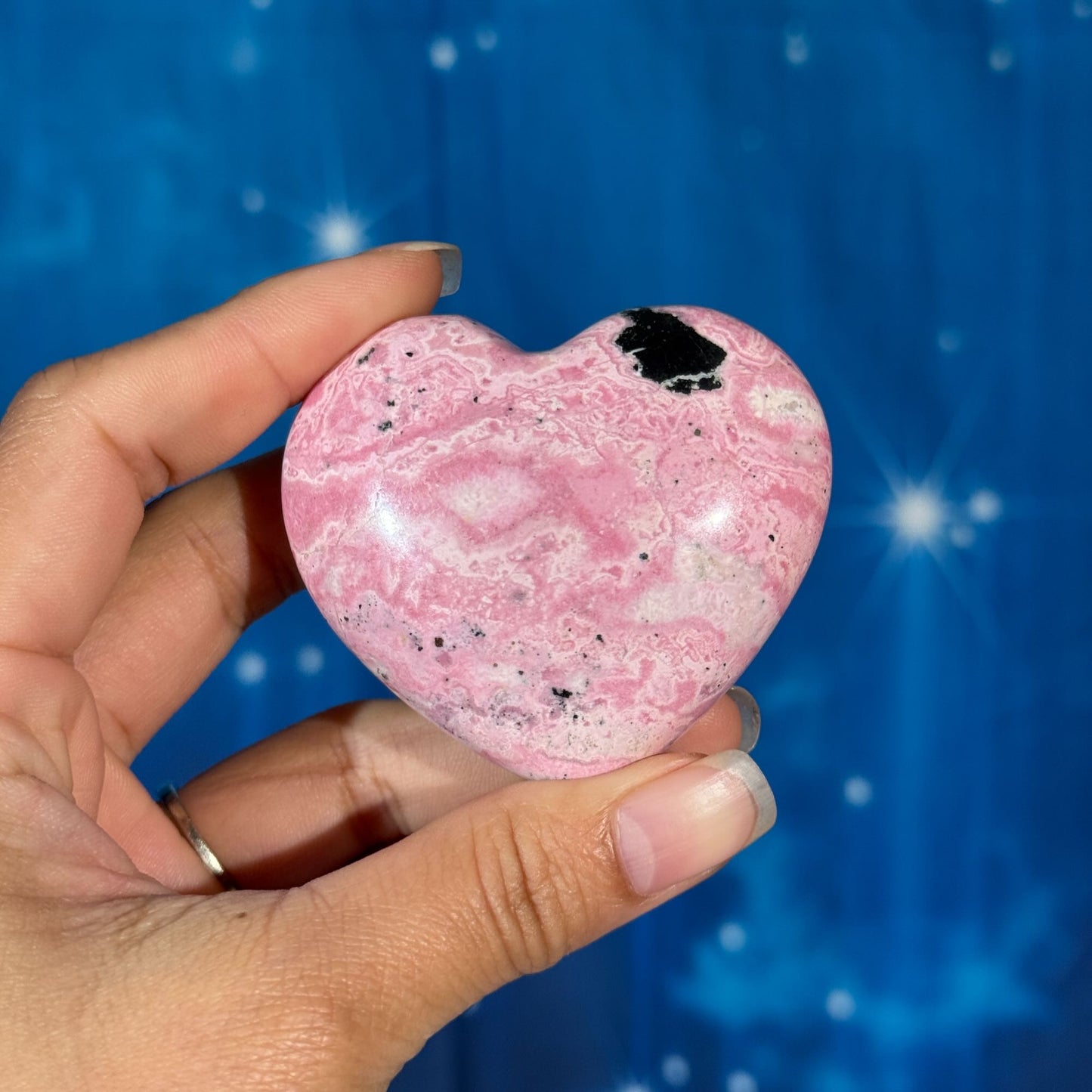 Rhodonite with Pyrite Heart – 0.153 kg