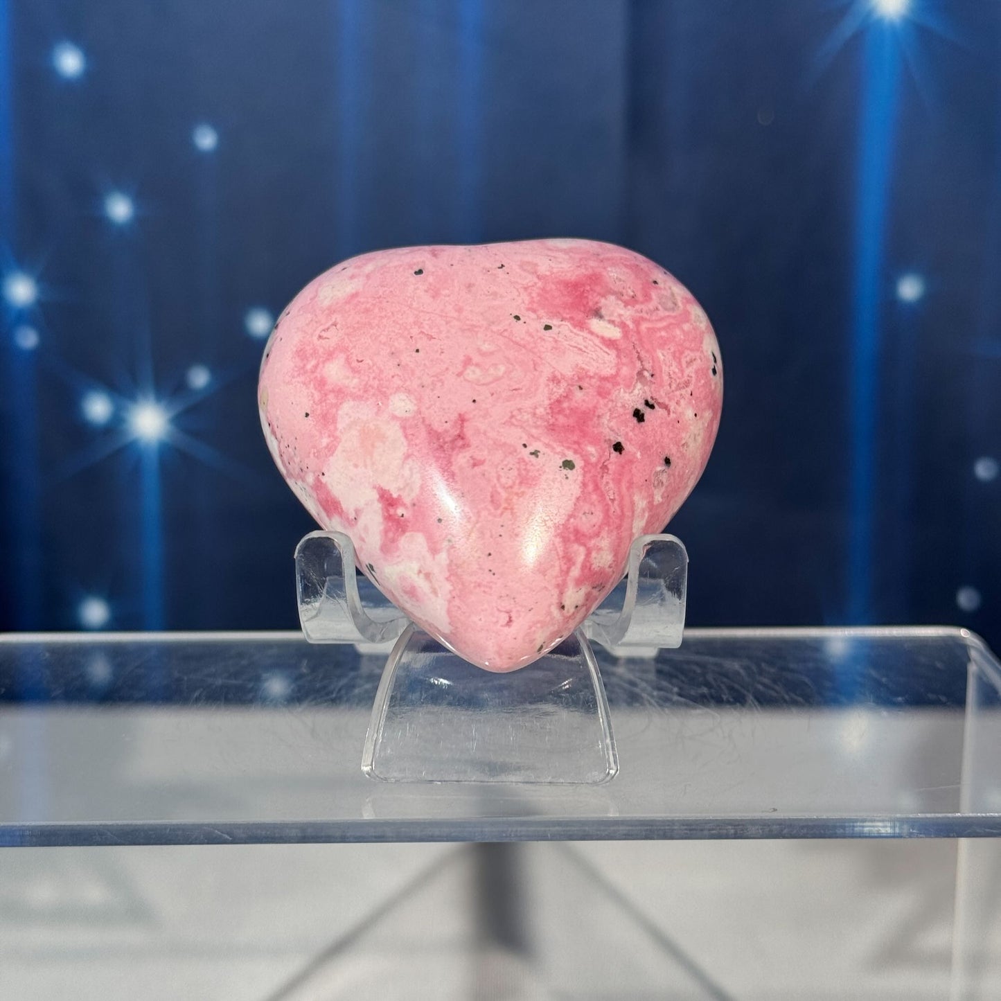 Rhodonite Heart – 0.167 kg