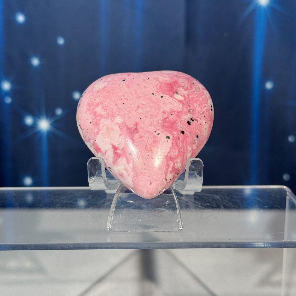 Rhodonite Heart – 0.167 kg