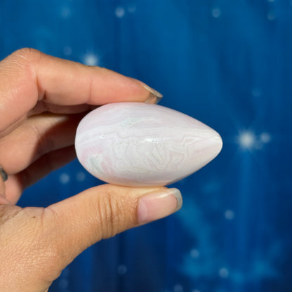 Pink Mangano Calcite Heart – 0.125 kg