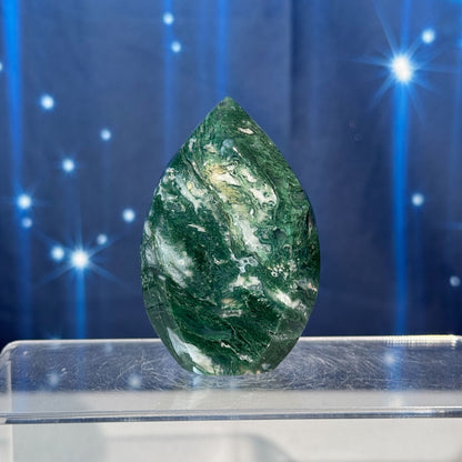 Moss Agate Free Form – 0.142 kg