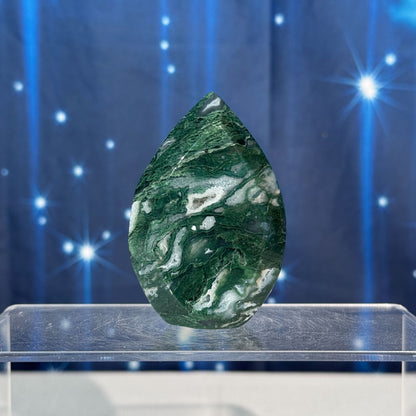 Moss Agate Free Form – 0.142 kg