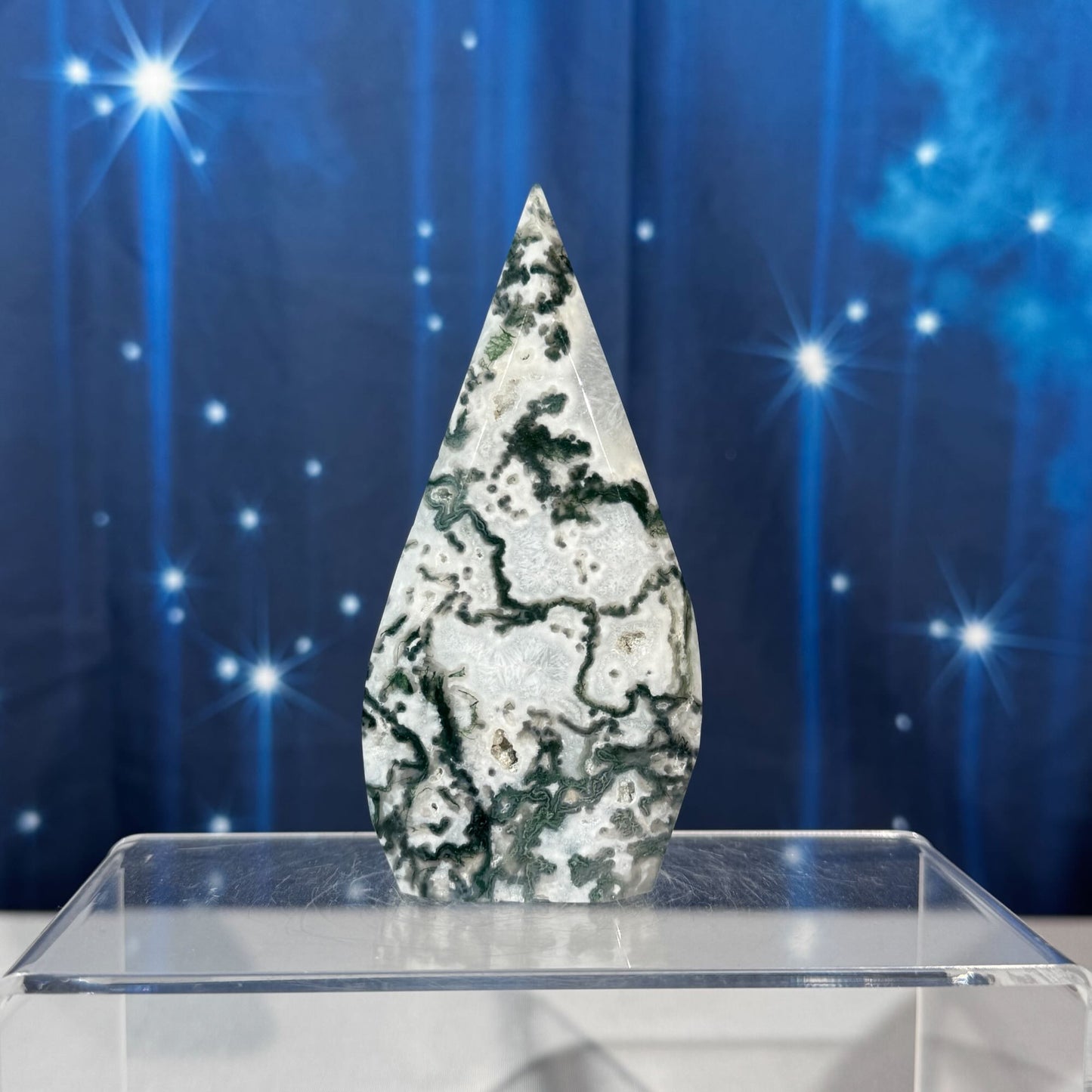 Moss Agate Free Form – 0.176 kg