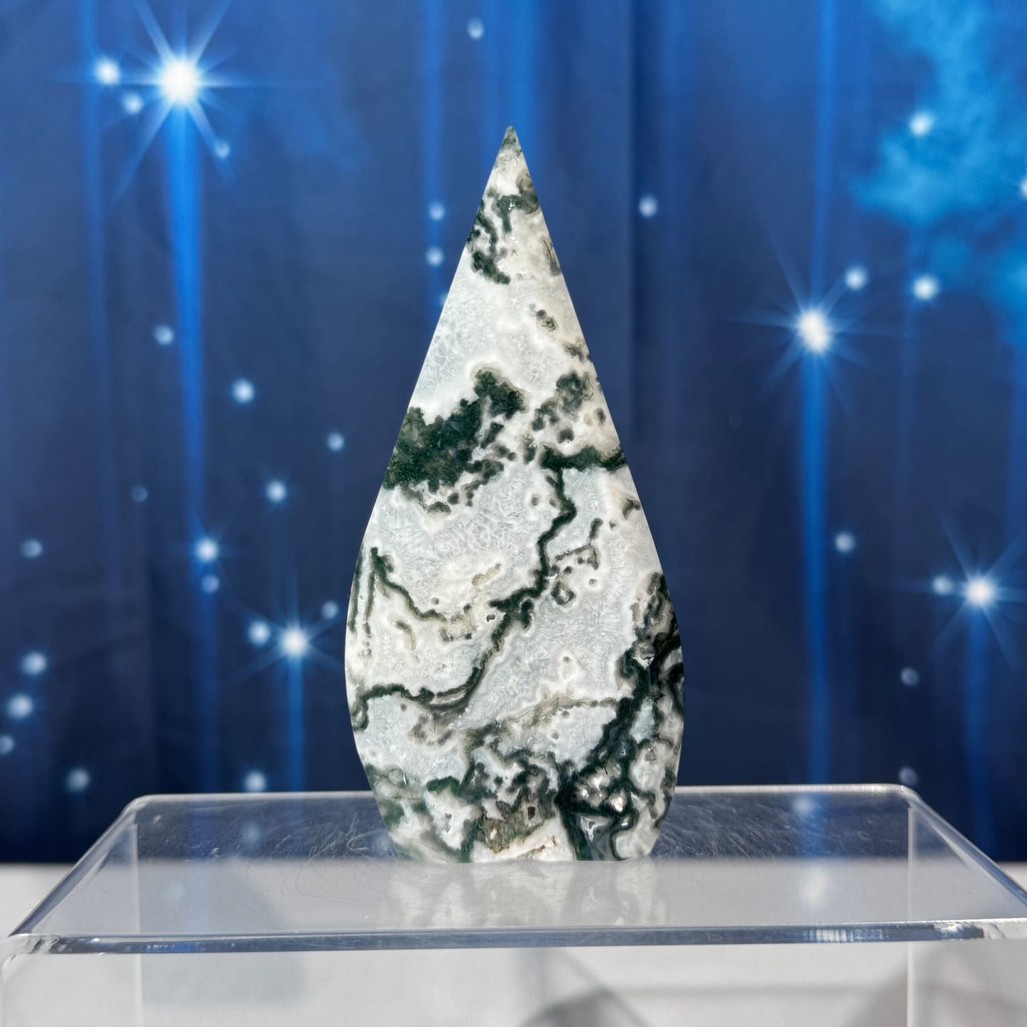 Moss Agate Free Form – 0.176 kg
