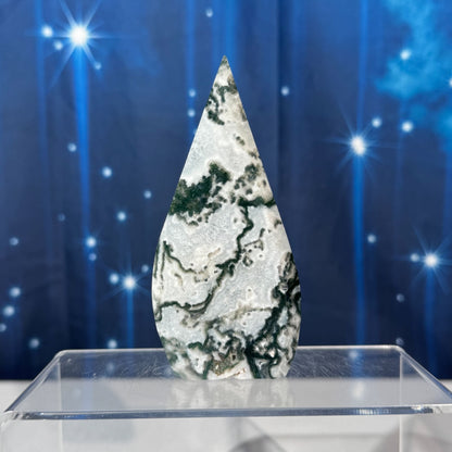 Moss Agate Free Form – 0.176 kg