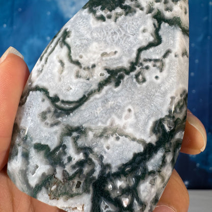 Moss Agate Free Form – 0.176 kg