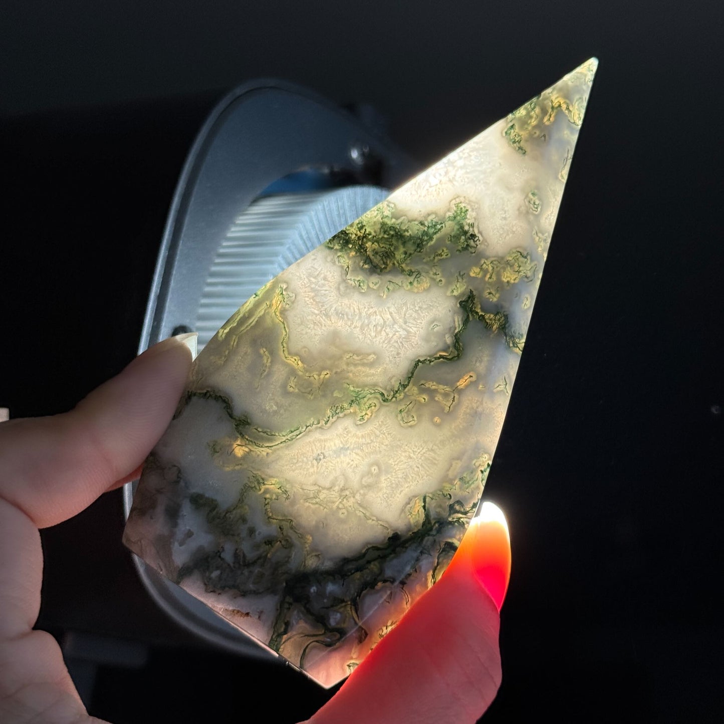 Moss Agate Free Form – 0.176 kg