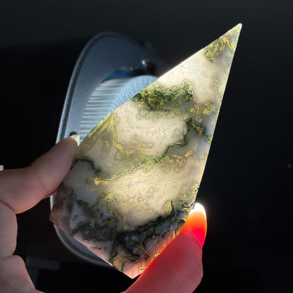 Moss Agate Free Form – 0.176 kg
