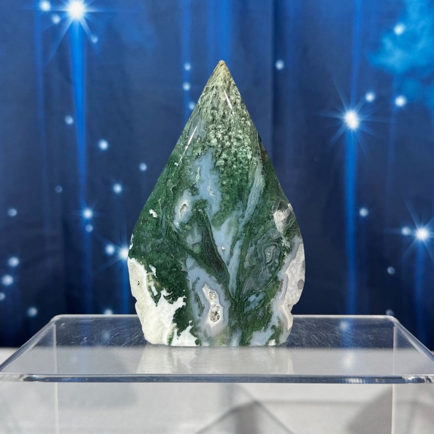 Moss Agate Free Form – 0.159 kg