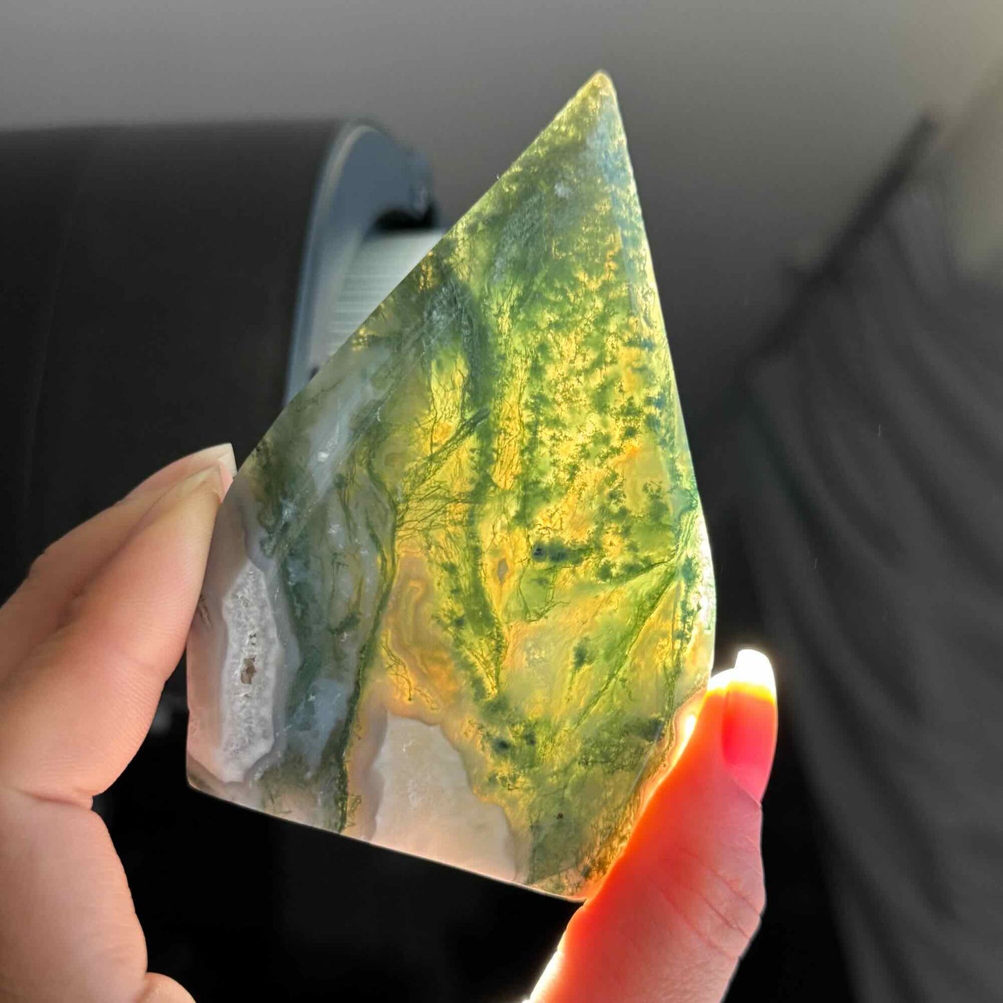 Moss Agate Free Form – 0.159 kg
