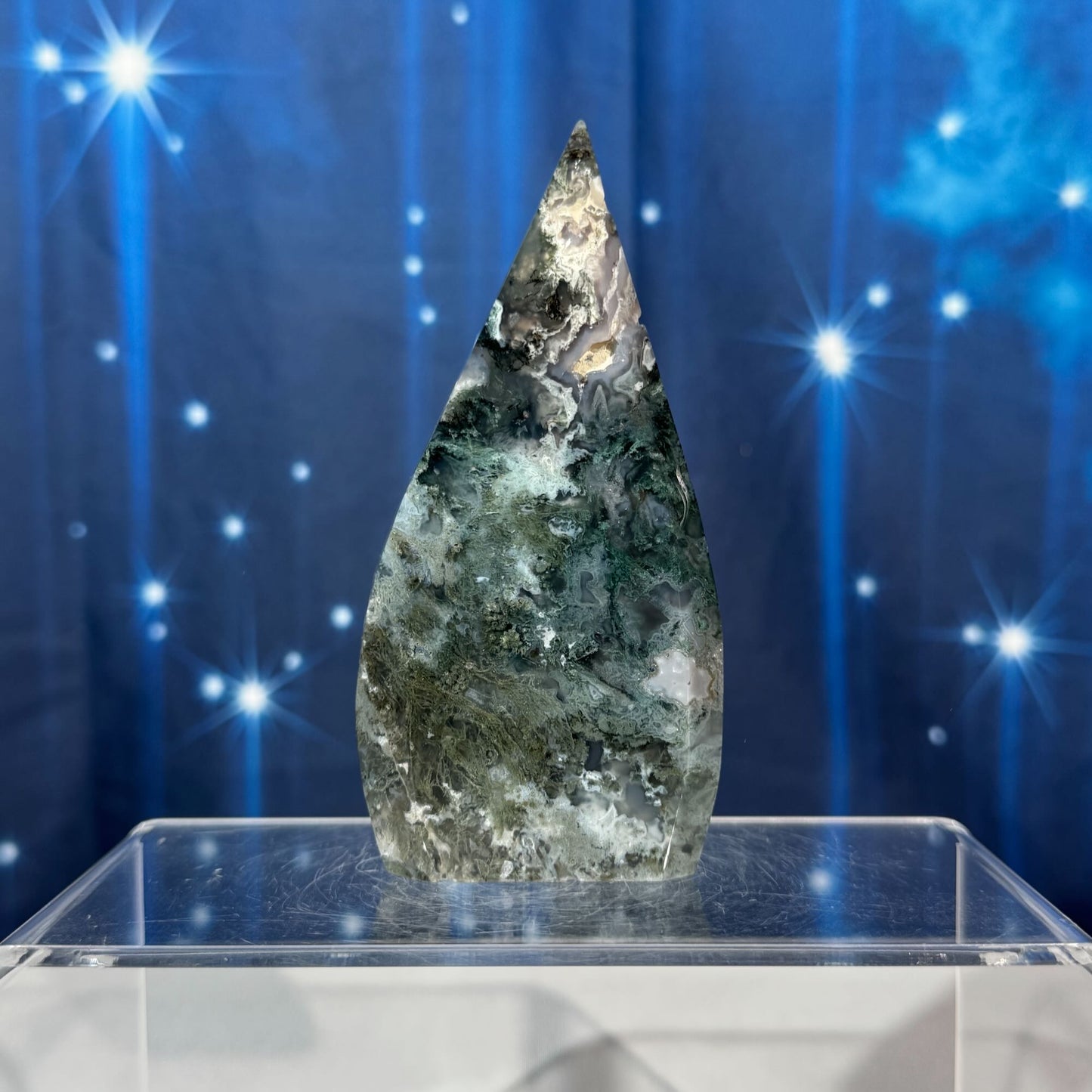 Moss Agate Free Form – 0.184 kg
